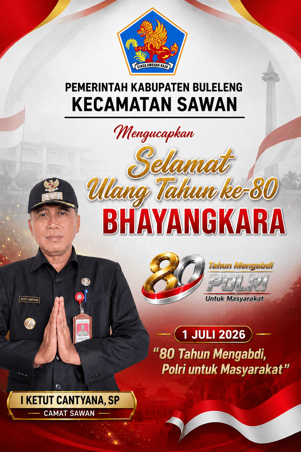 Selamat Ulang Tahun Bhayangkara ke-80