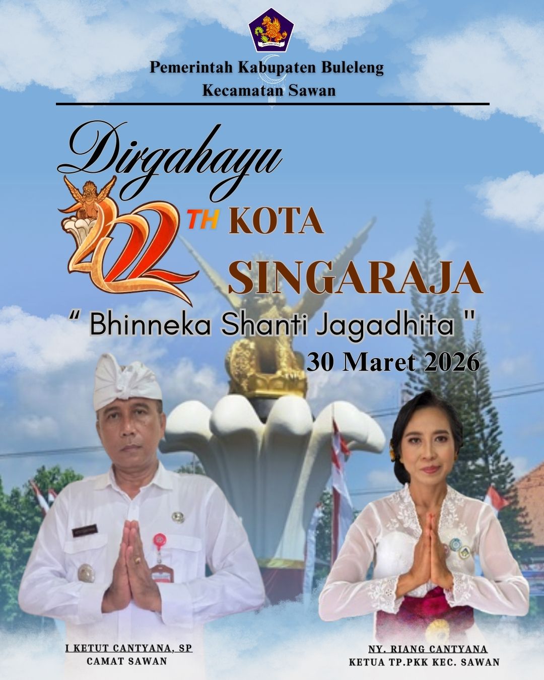 Dirgahayu Kota Singaraja ke- 422 tahun 2026