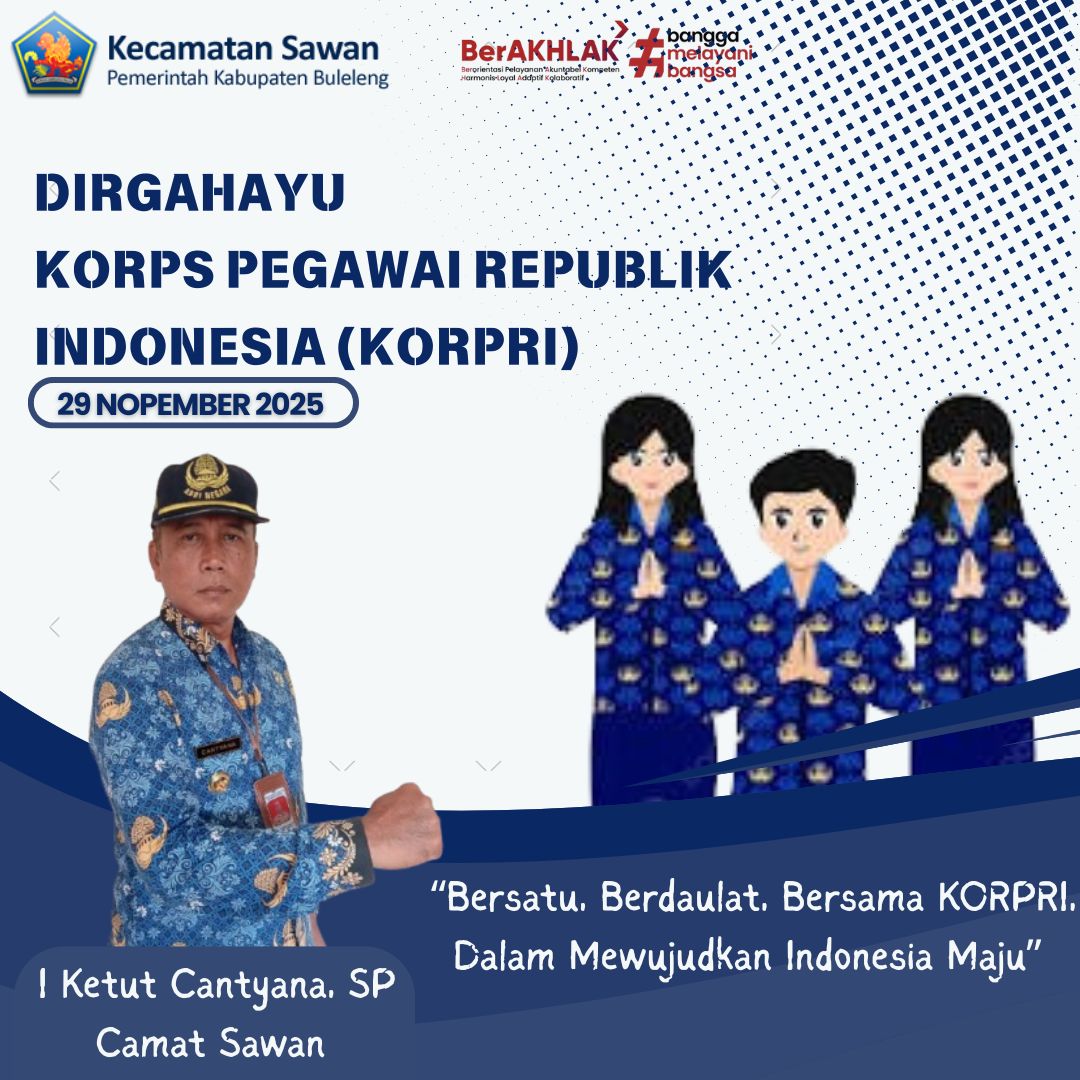Selamat HUT KORPRI ke-54 Tahun 2025 