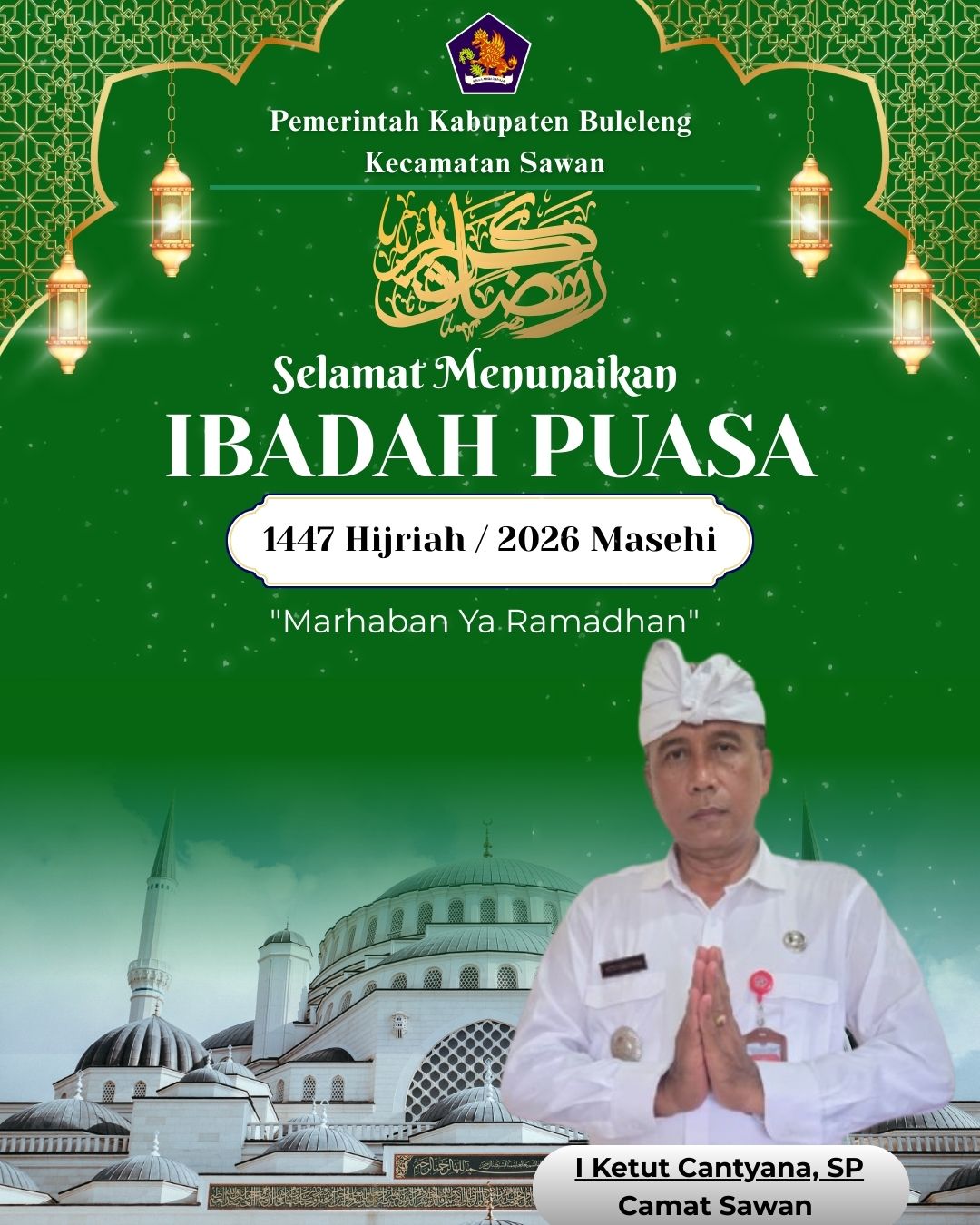 Selamat Menunaikan Ibadah Puasa Ramadan 1447 H / 2026 M